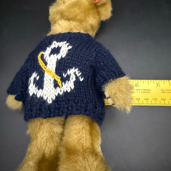 1993 TY Beanie Baby Salty ANCHORS AWAY Sweater Teddy Bear Attic Treasure Vintage - Picture 9 of 9